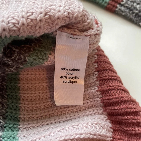 Maurices Multicolor Striped Button Front Henley Knit Sweater Small Women’s - Picture 11 of 12